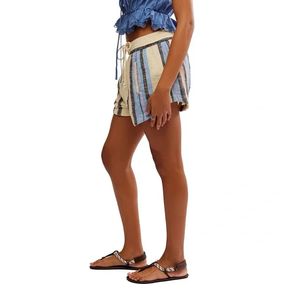 Free People Kalli Board Shorts in Sand Combo- NWT S - Picture 4 of 8